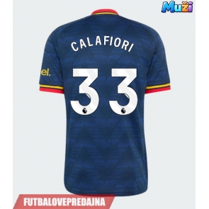 Lacne Muži Futbalové dres Arsenal Riccardo Calafiori #33 2026-27 Krátky Rukáv - Preč